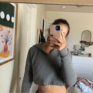 Cropped gymshark hoodie